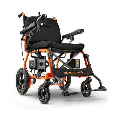 SuperHandy GoRide 2 GUT166 Folding Power Wheelchair — 300 lb, 8