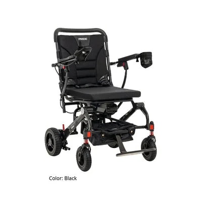 Pride Jazzy Carbon Power Wheelchair — 43.6 lbs, Front Suspension