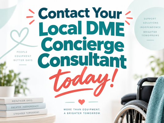 DME concierge assistance from Suncoast Medical Supply