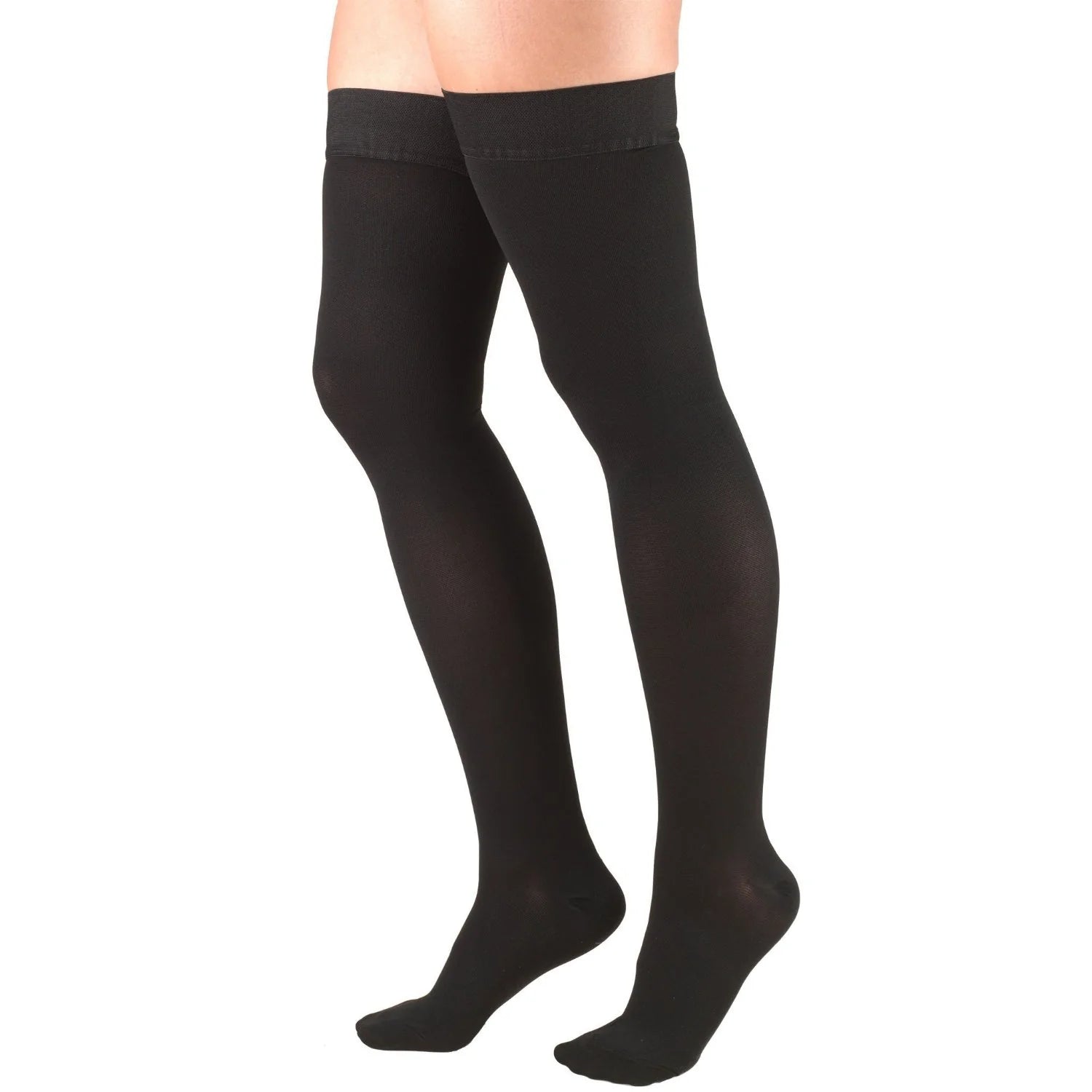Coastline Compression TruForm 20-30 mmHg Thigh High Compression Stockings — Closed Toe ...