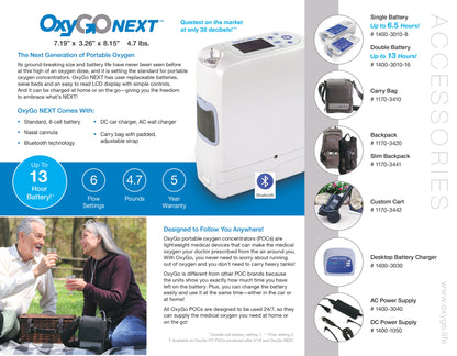 OxyGo Next Portable Oxygen Concentrator