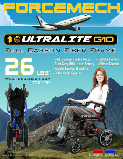 Forcemech Ultralite G10 Power Wheelchair