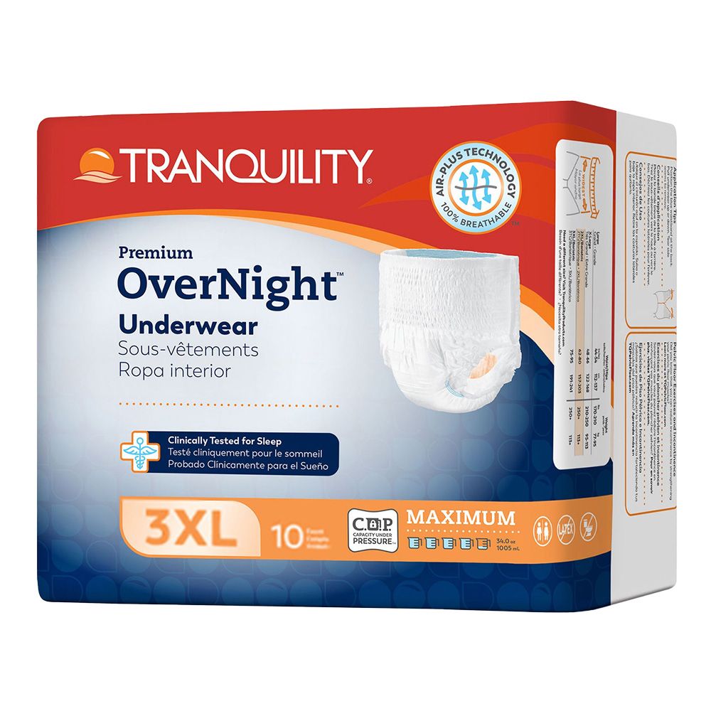 Tranquility Premium Overnight Underwear (Case Packs)