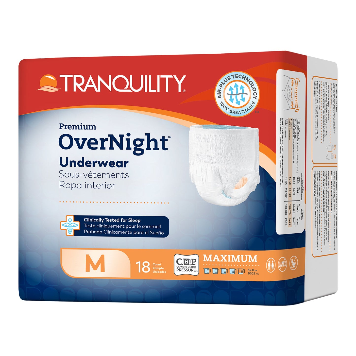 Tranquility Premium Overnight Underwear (Case Packs)