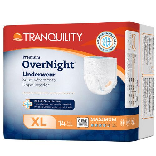 Tranquility Premium Overnight Underwear (Case Packs)
