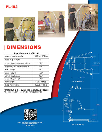 Bestcare Patient Lift PL182