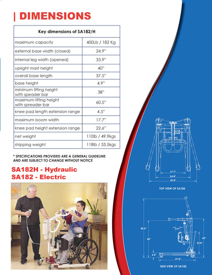 Bestcare Sit to Stand Lift SA182