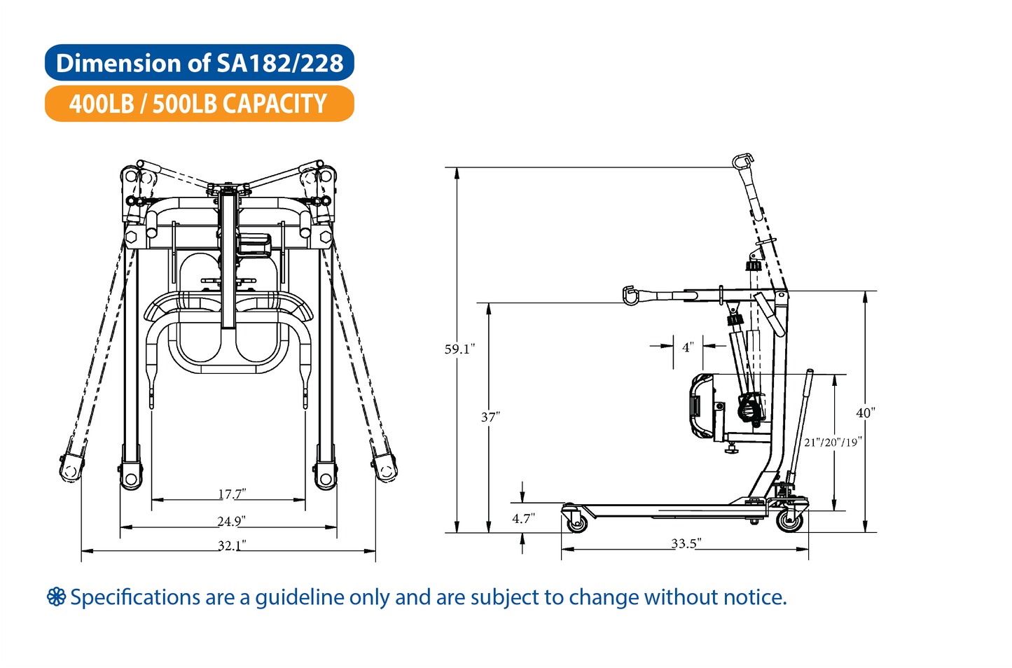 Bestcare Sit to Stand Lift SA228