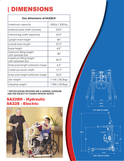 Bestcare Sit to Stand Lift SA228