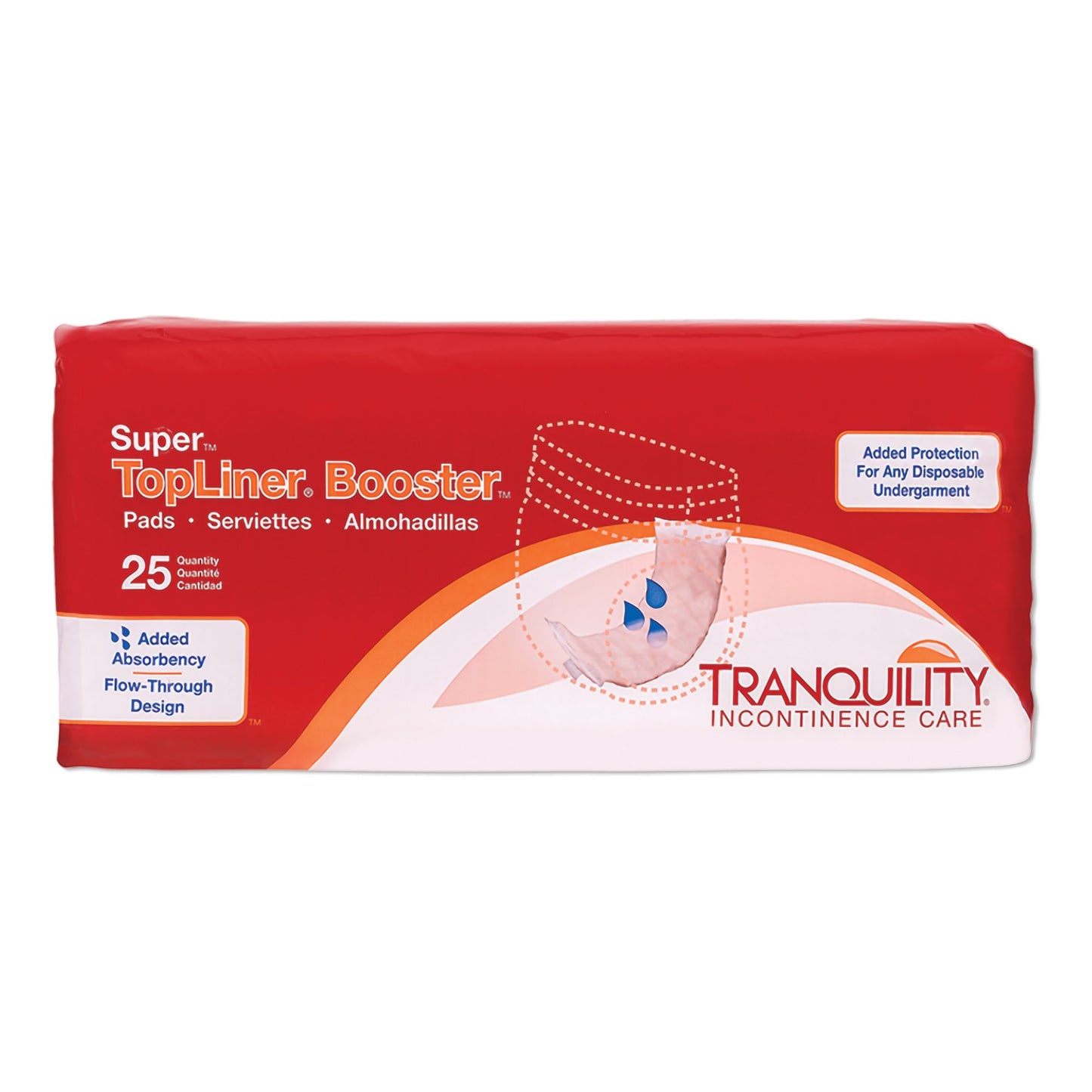 Tranquility Super TopLiner Booster Pads (Case Pack)