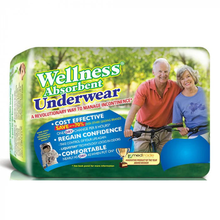 Wellness Absorbent Underwear(Case Packs)