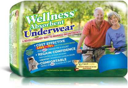 Wellness Absorbent Underwear(Case Packs)