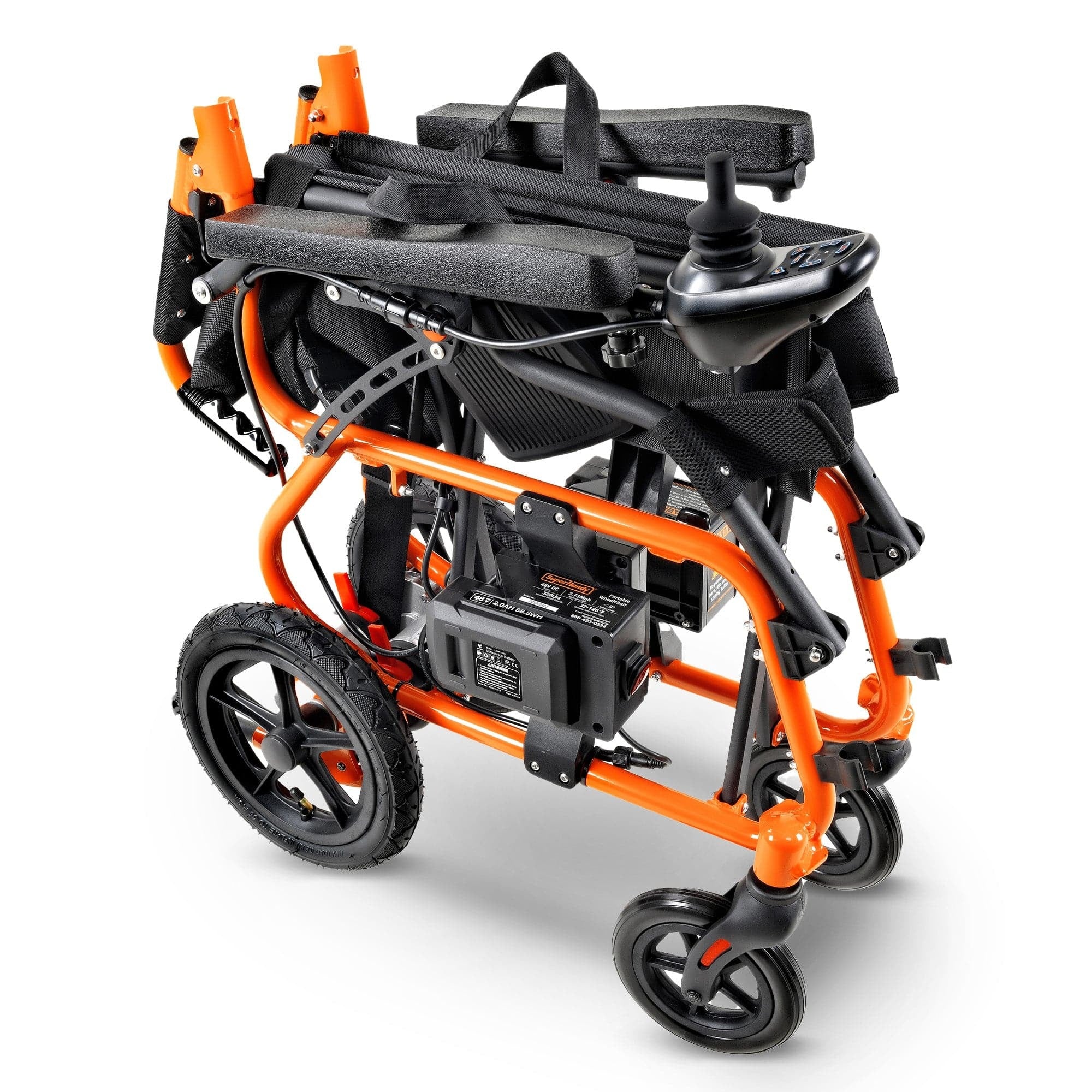 SuperHandy GoRide 2 GUT166 Folding Power Wheelchair — 300 lb, 8
