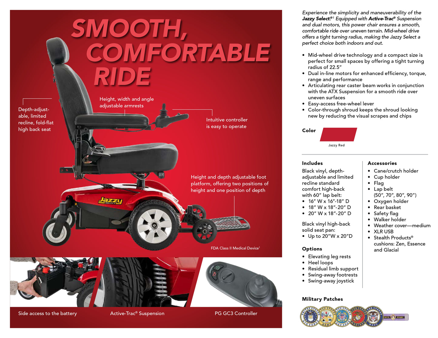 Pride Jazzy Select Power Chair