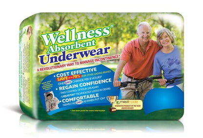 Wellness Absorbent Underwear(Case Packs)